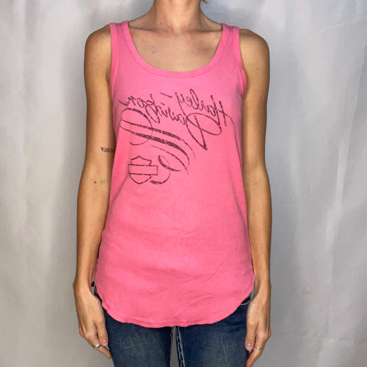 Vintage Harley-Davidson Pink Tank Top