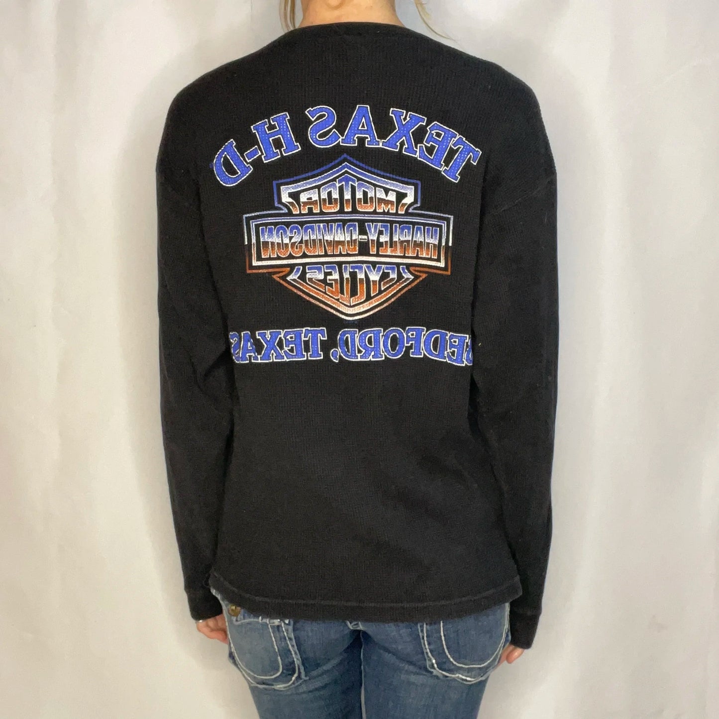Vintage Harley-Davidson Black Long Sleeve T-shirt