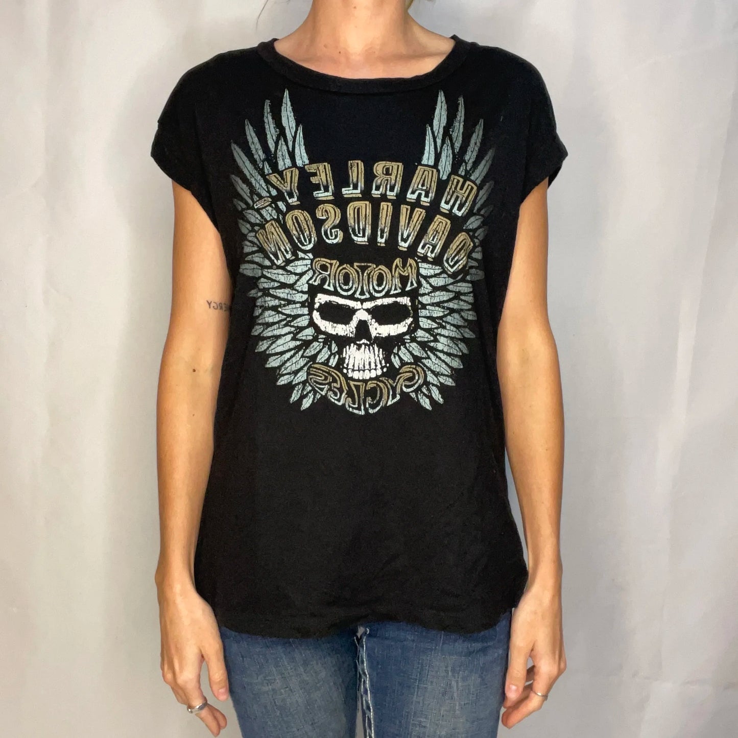 Vintage Harley-davidson Black T-shirt