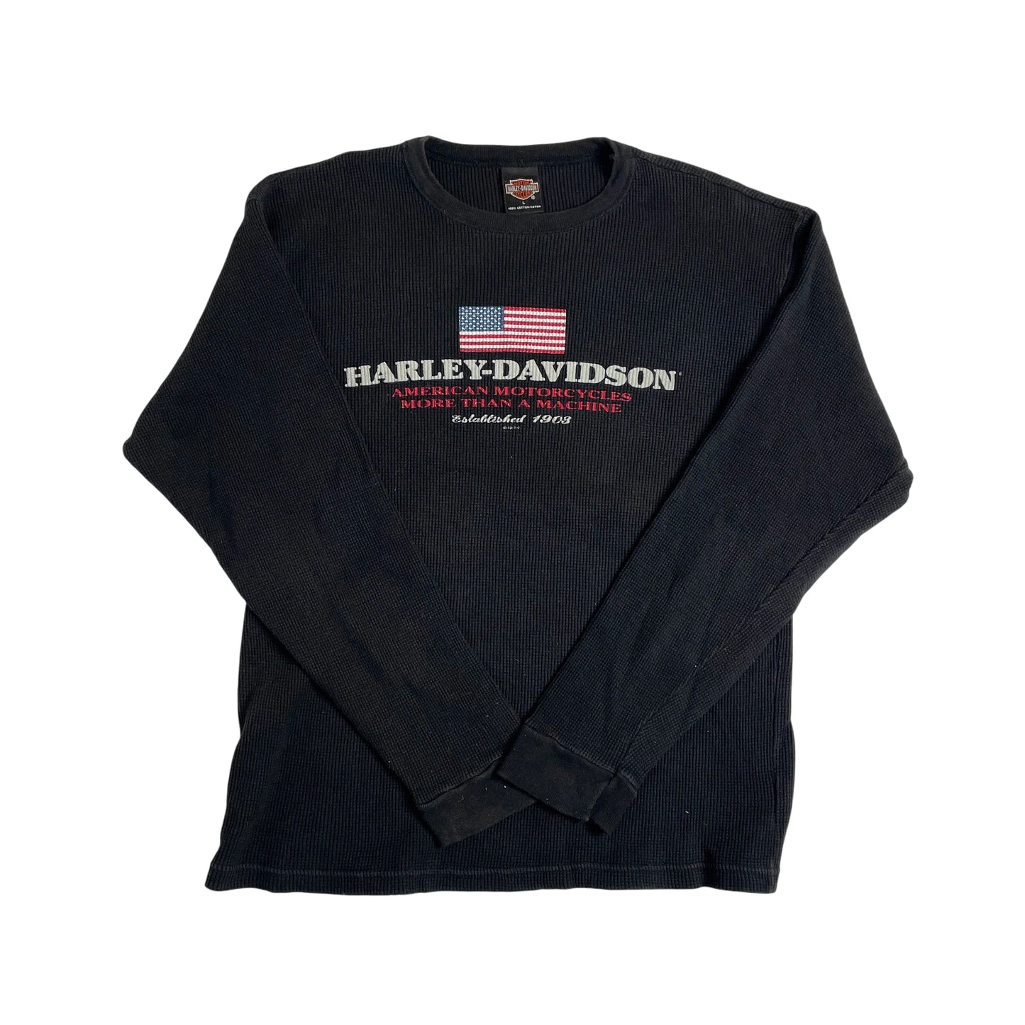 Vintage Harley-Davidson Black Long Sleeve T-shirt