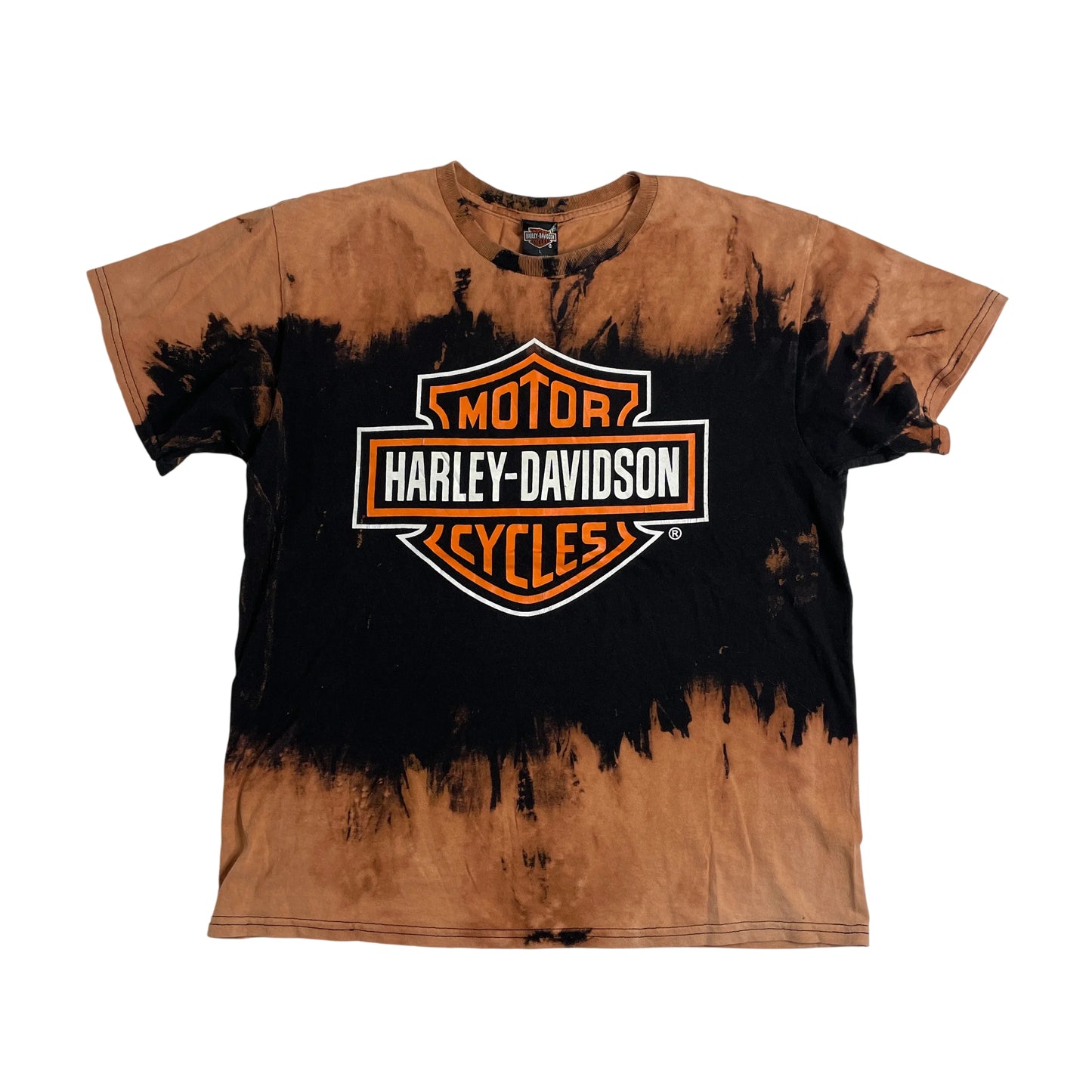 Vintage Harley-davidson Brown T-shirt