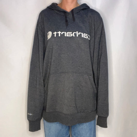 Vintage Carhartt Force Equipment Grey Hoodie