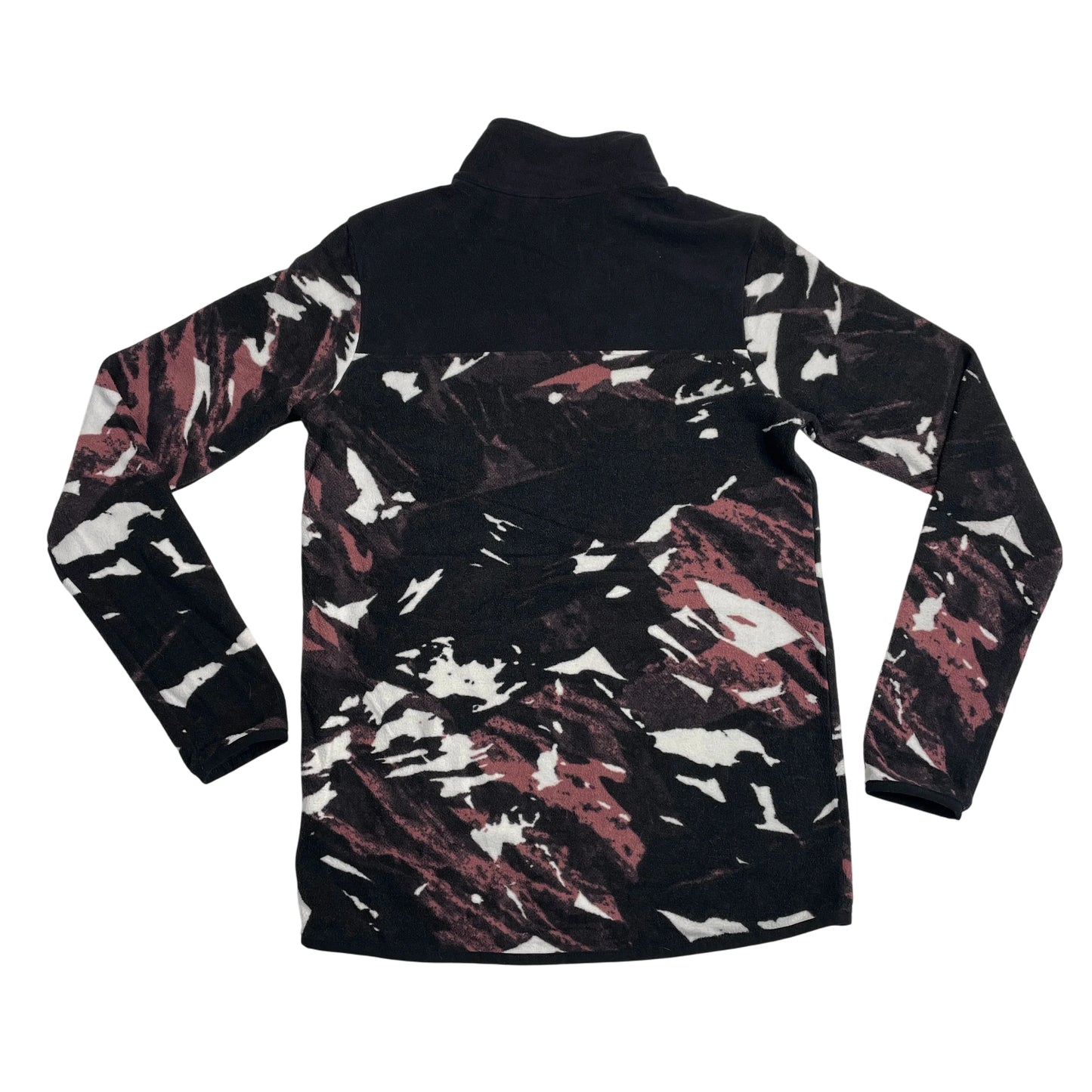 The North Face Black Patterned Fleece Jacket