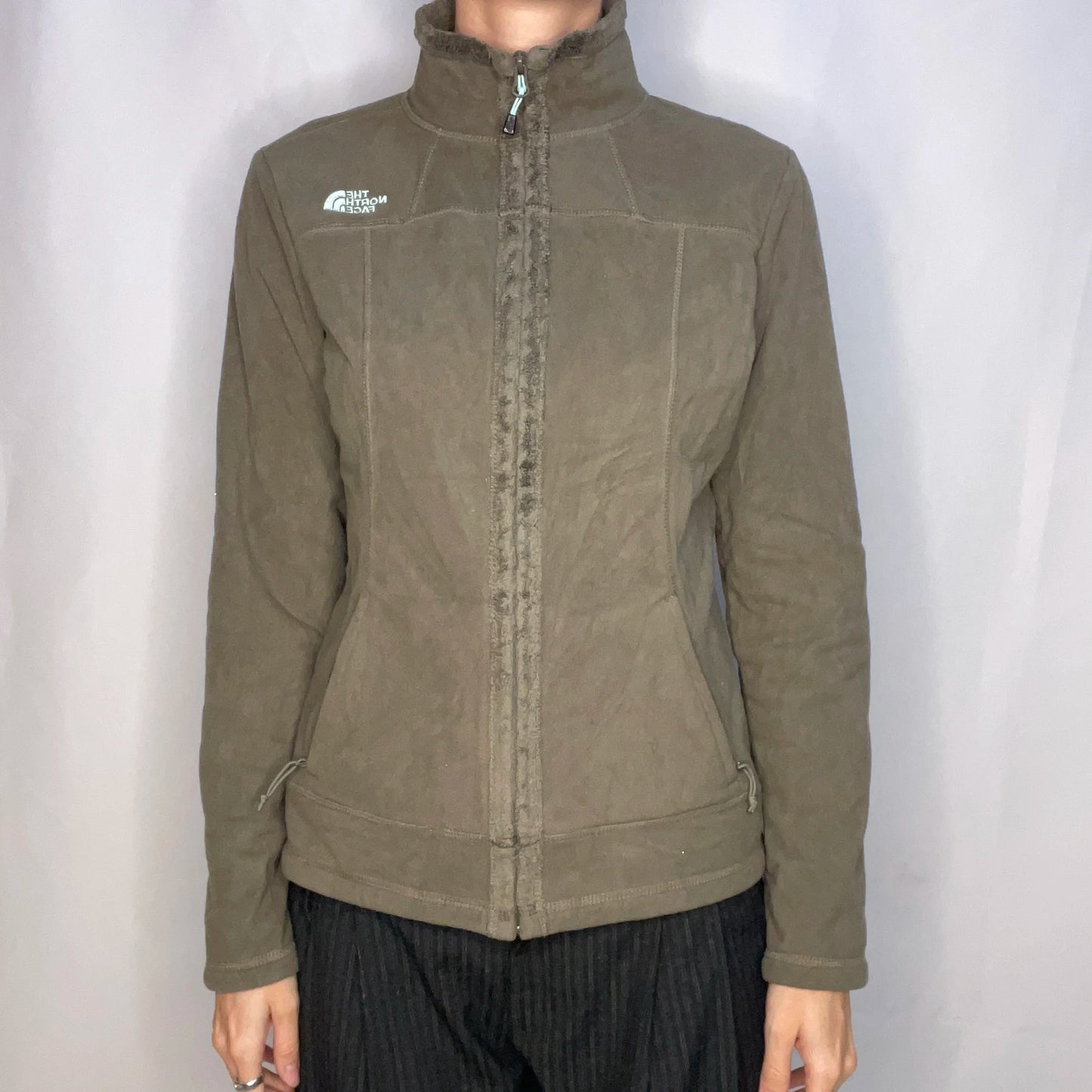 The North Face Khaki Fleece Jacket