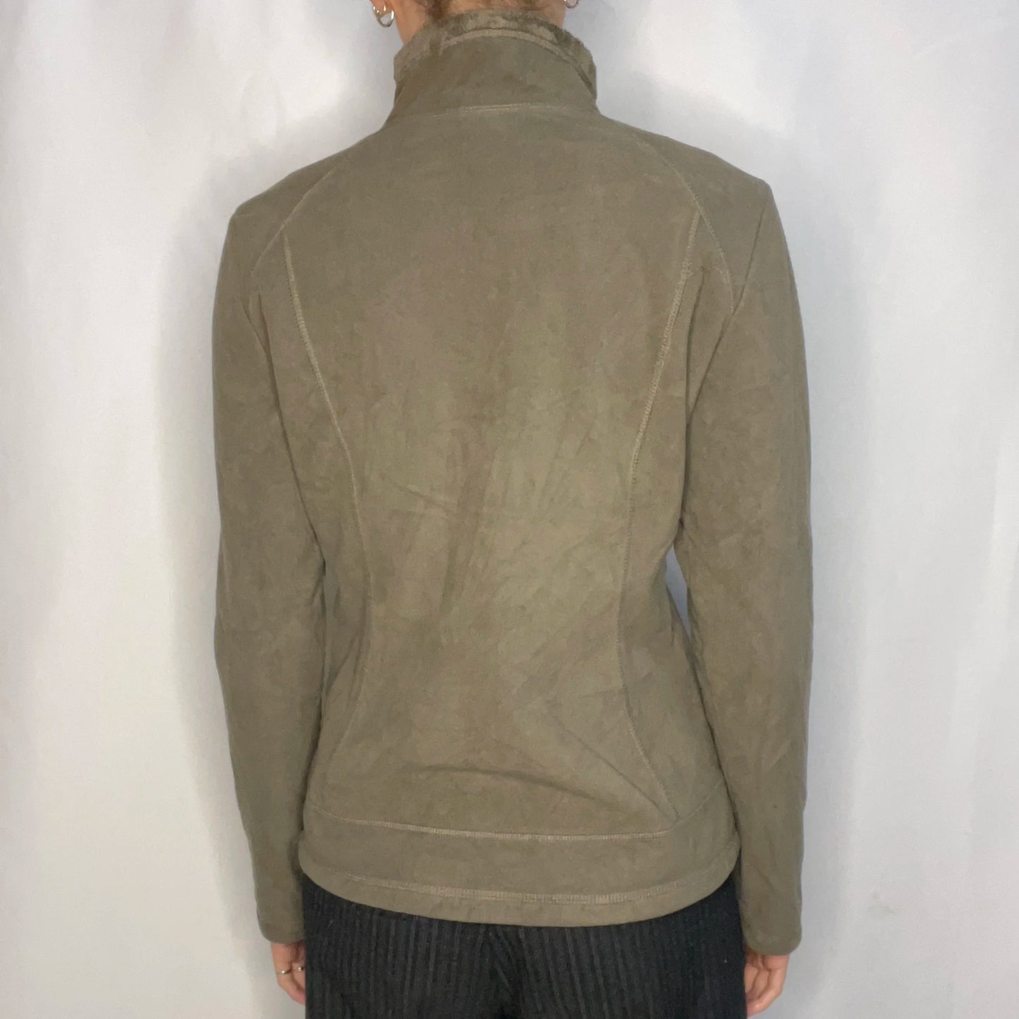 The North Face Khaki Fleece Jacket
