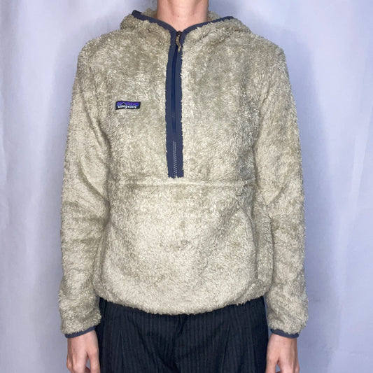 Patagonia Beige Fleece Hoodie