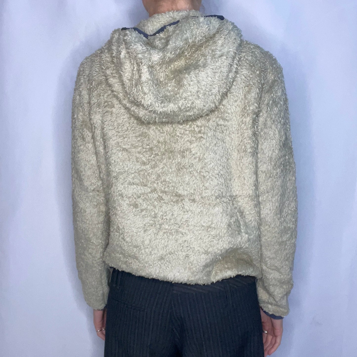Patagonia Beige Fleece Hoodie