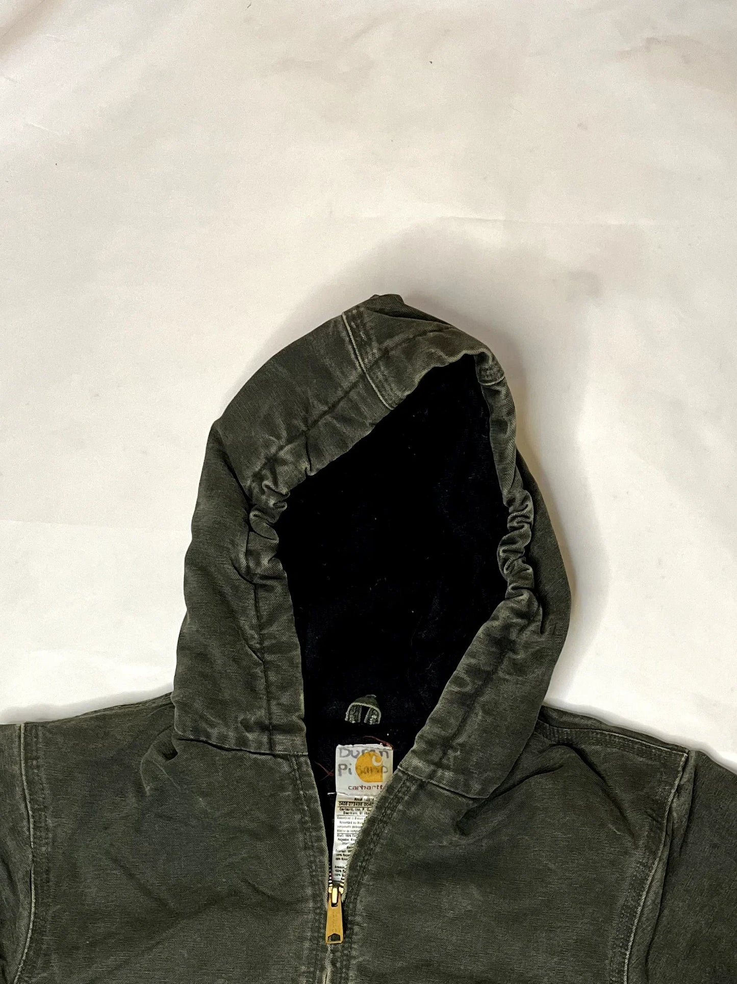 Vintage Carhartt Green Hooded Jacket 2005