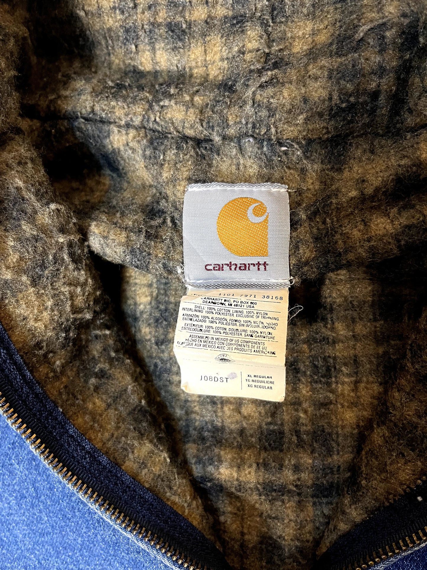 Vintage Carhartt Blue Jacket 2001
