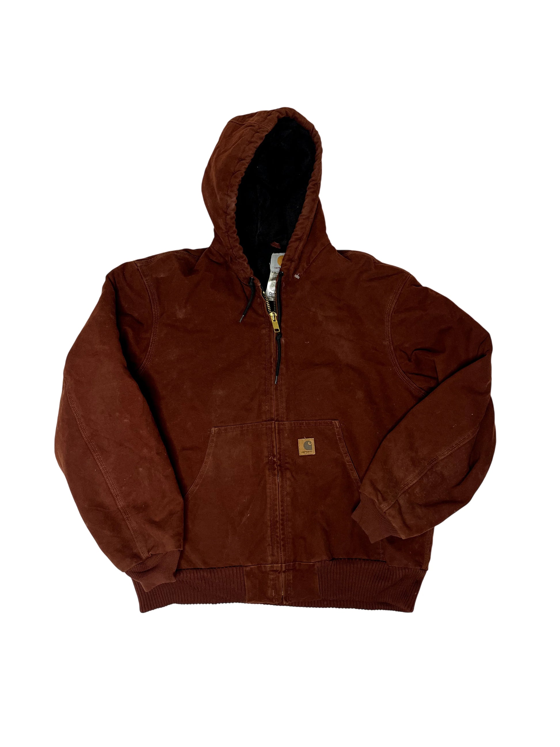 Vintage Carhartt Brown Hooded Jacket 2003