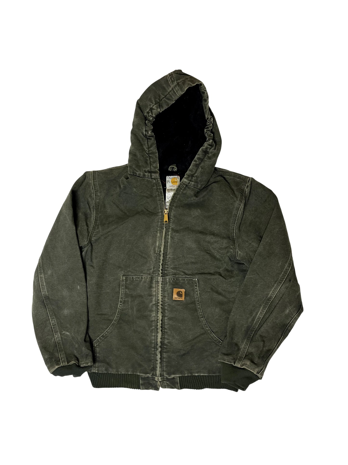 Vintage Carhartt Green Hooded Jacket 2005