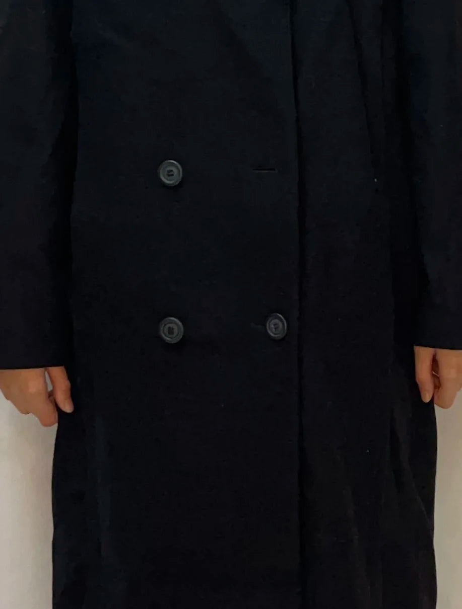 Vintage Calvin Klein Black Long Coat