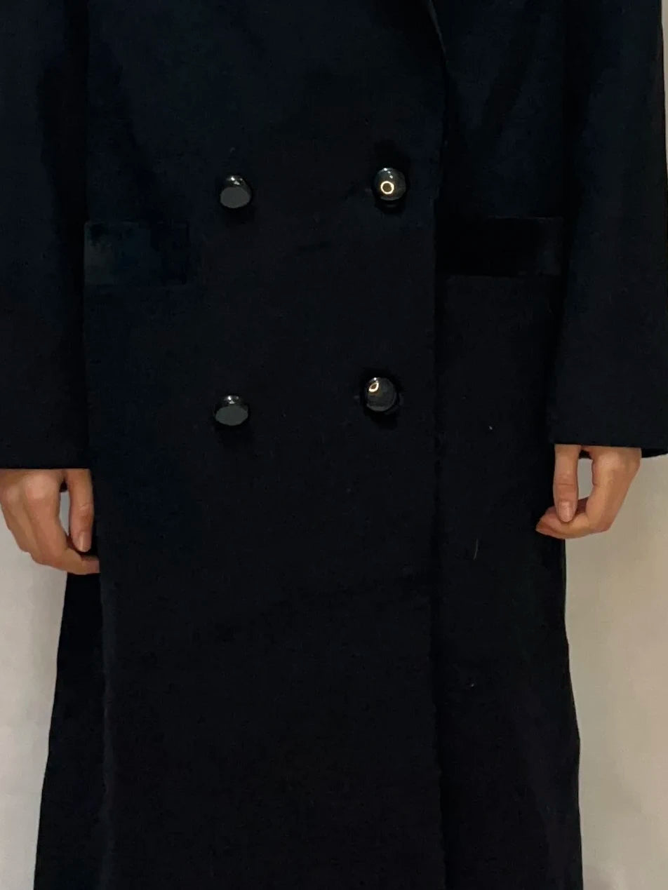 Vintage Donnybrook Black Long Coat