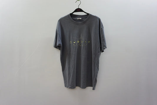 Vintage Anvil Grey Single Stitch Tee-Shirt - 90s