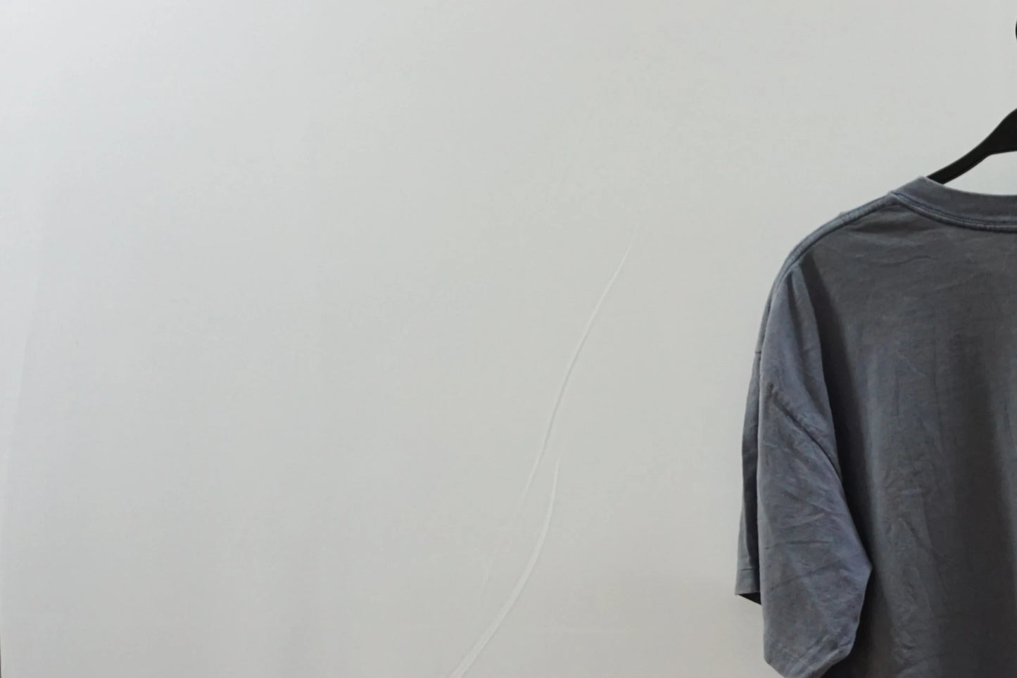 Vintage Anvil Grey Single Stitch Tee-Shirt - 90s Top Left