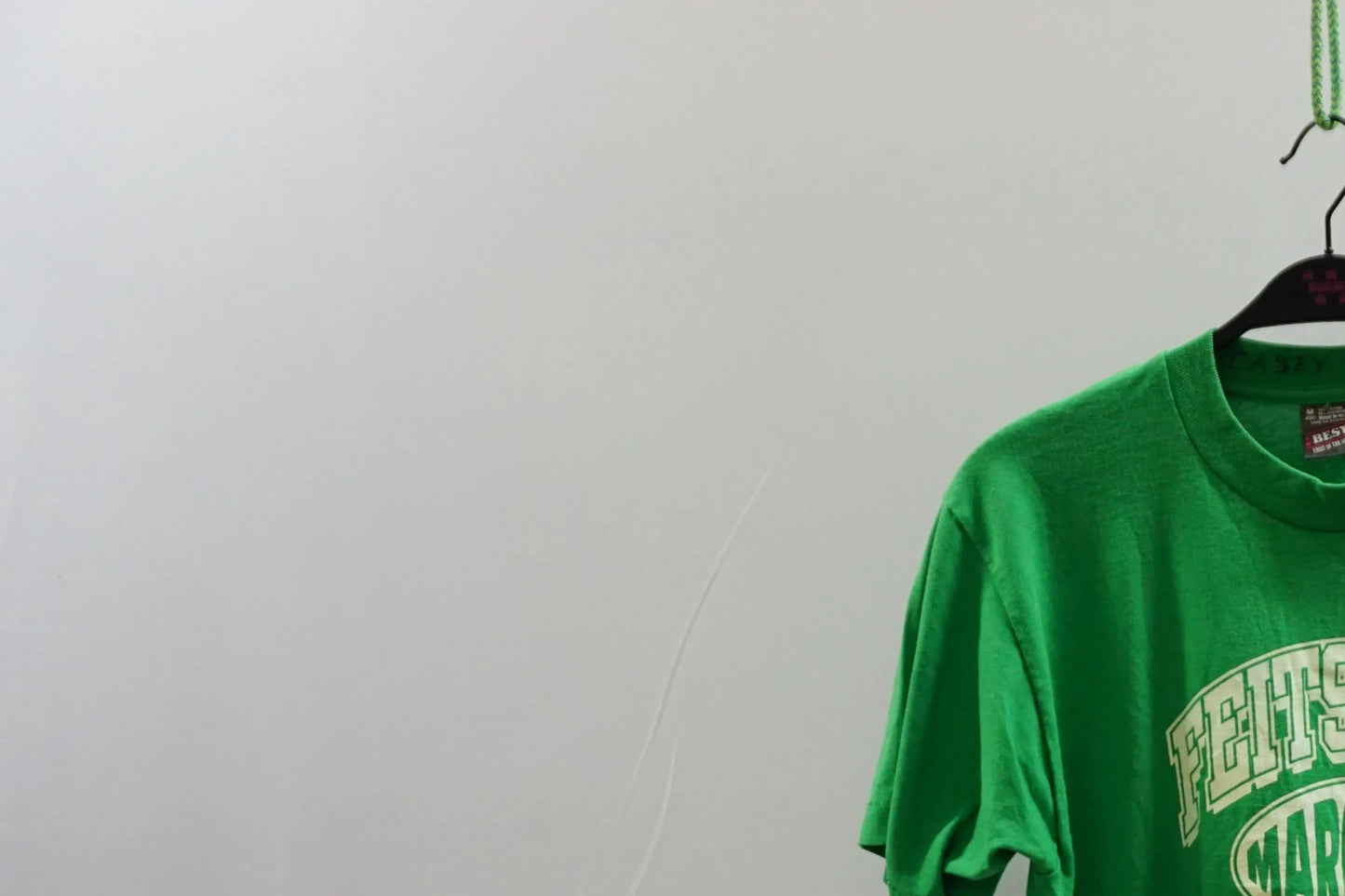Vintage Best/Screen Stars Green Single Stitch Tee-Shirt - 90s Top Left