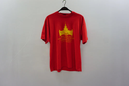 Vintage Best/Screen Stars Red Single Stitch Tee-Shirt - 80s