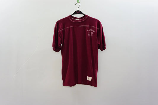 Vintage Burgundy Single Stitch Tee-Shirt - 80s