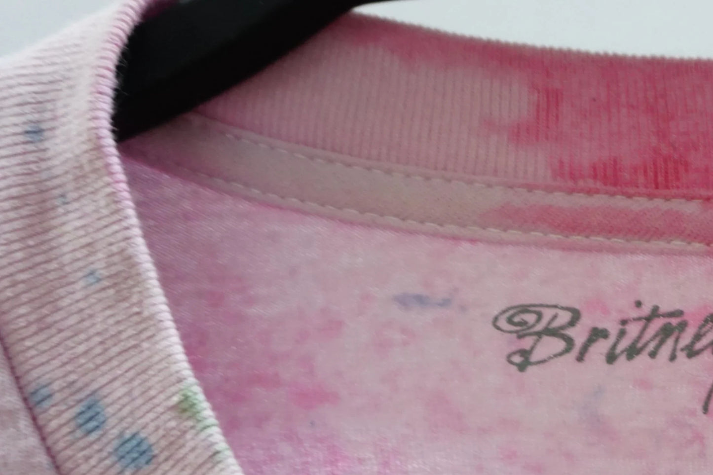 Vintage Britney Spears Pink Tee-Shirt - 00s Top Left