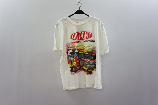 Vintage Nascar White Tee-Shirt