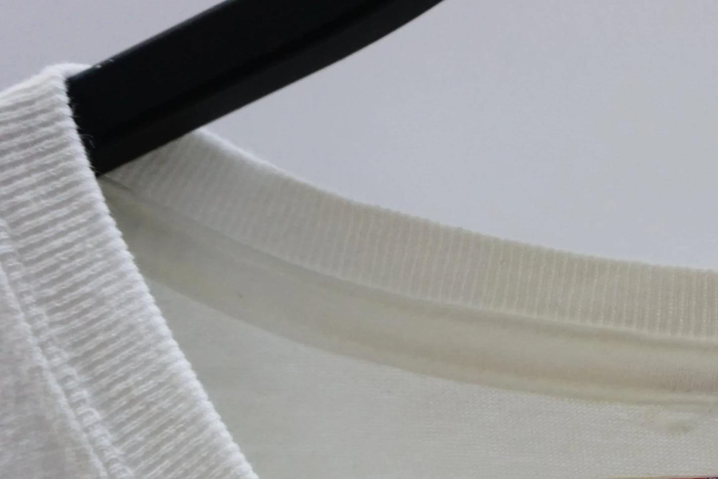 Vintage Nascar White Tee-Shirt Top Left