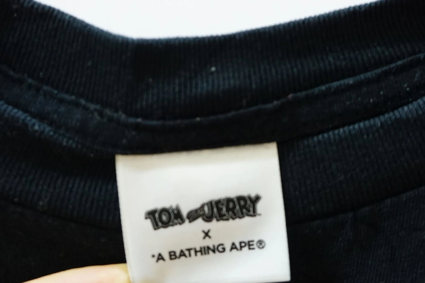 Vintage A Bathing Ape Black Tee-Shirt Center
