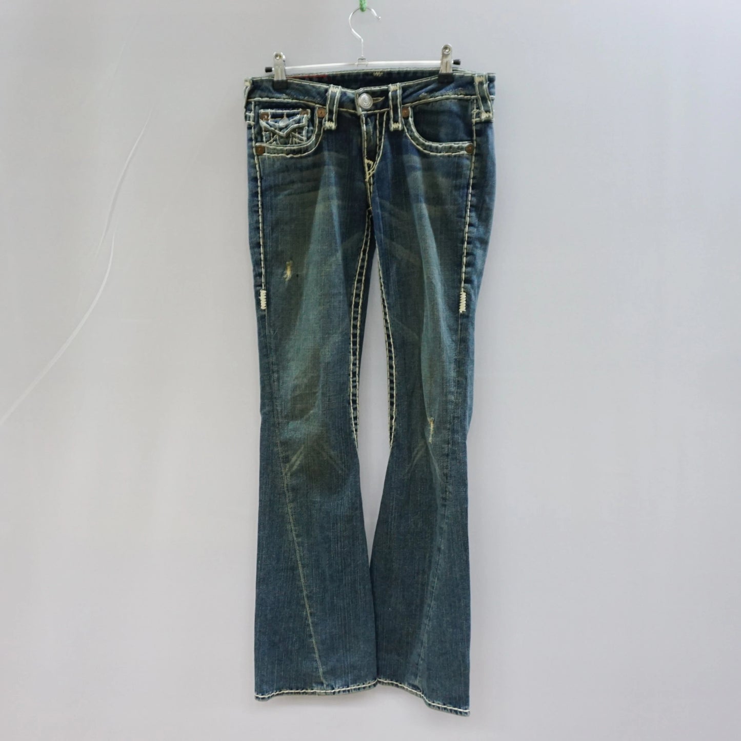Vintage True Religion Blue Joey Super T Low Waist