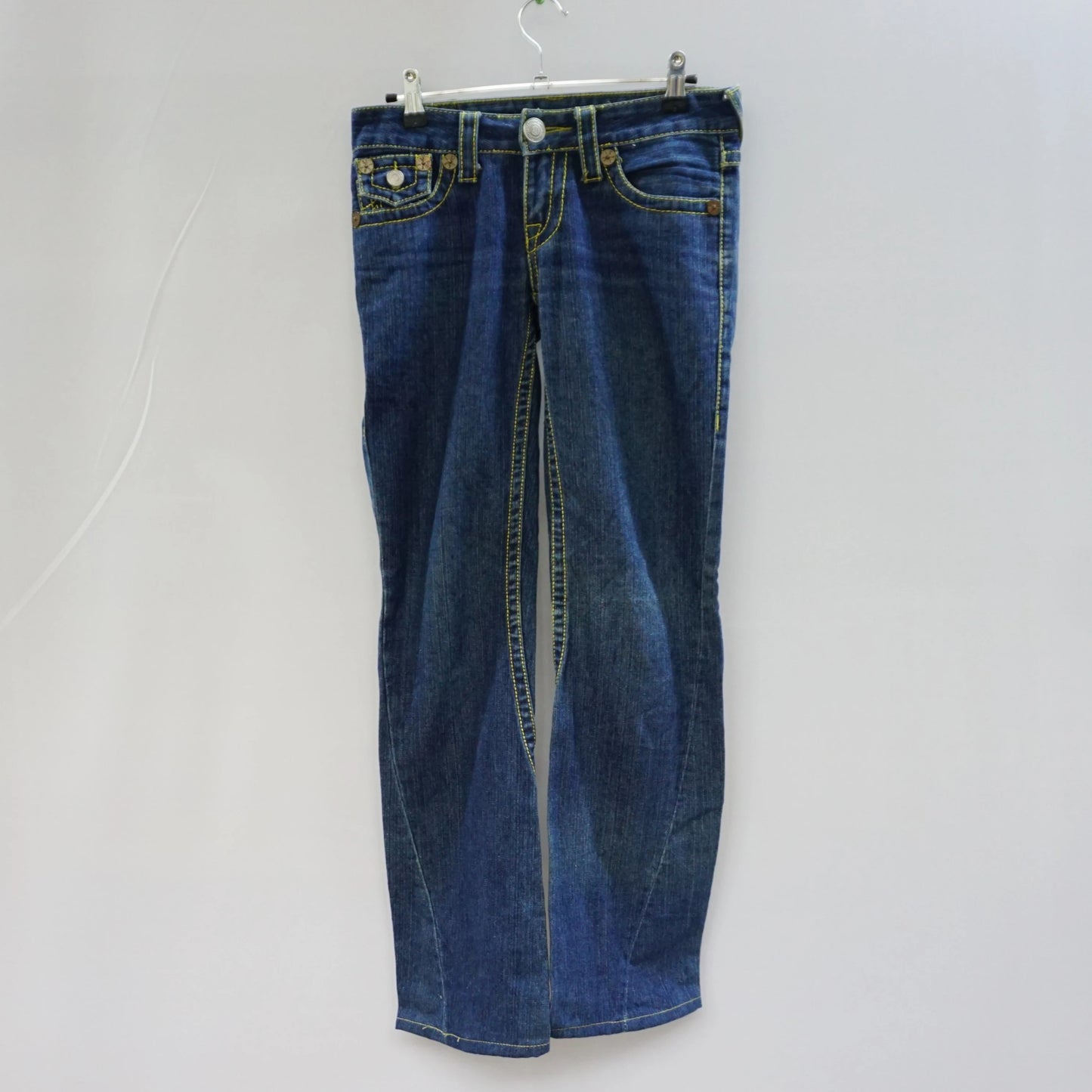 Vintage True Religion Blue Joey Big T Low Waist