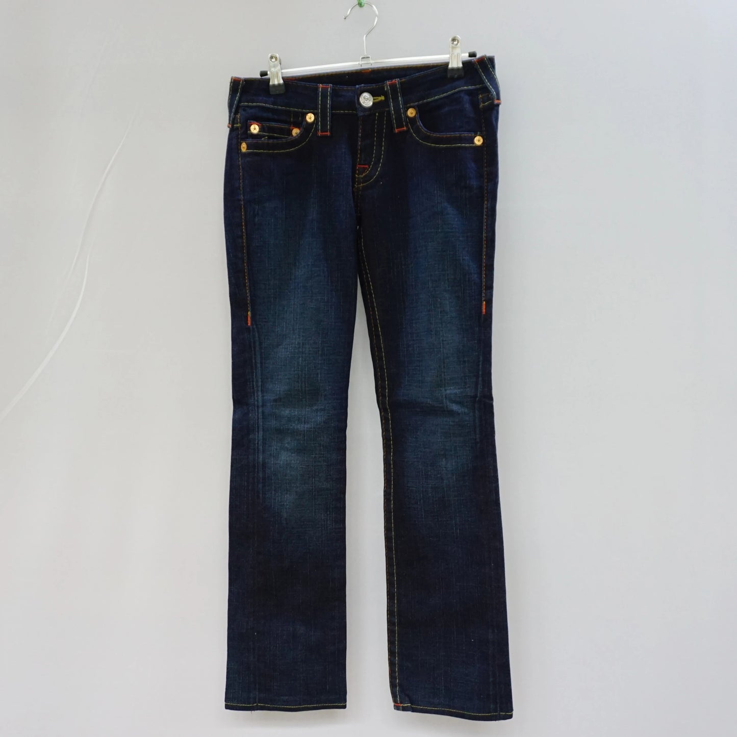 Vintage True Religion Blue Johnny Low Waist
