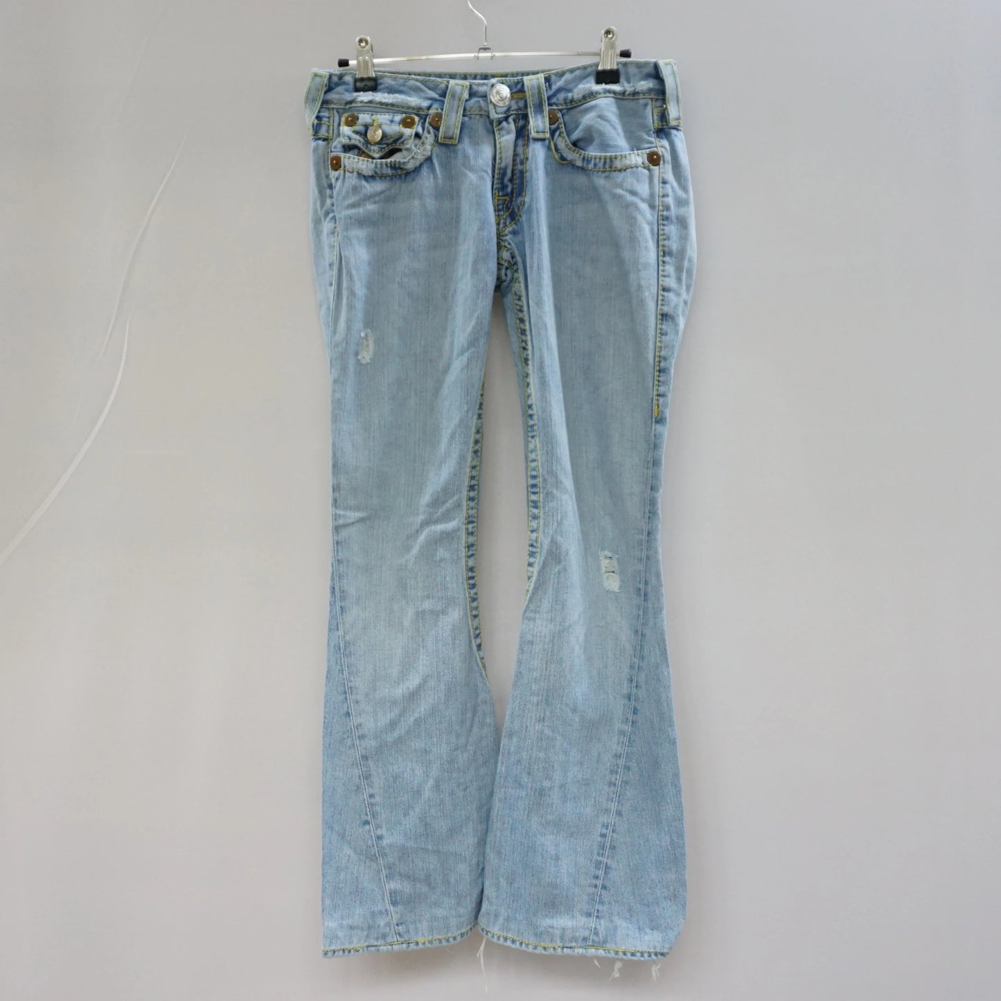 Vintage True Religion Blue Rainbow Joey Low Waist