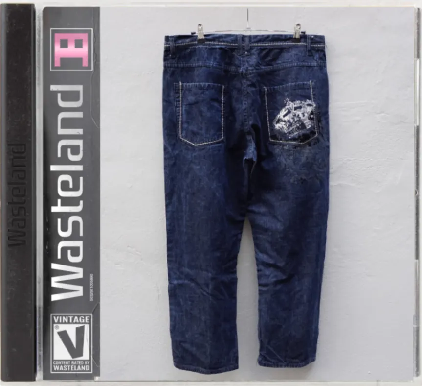 Vintage Karl Kani Blue Crown Baggy Jeans