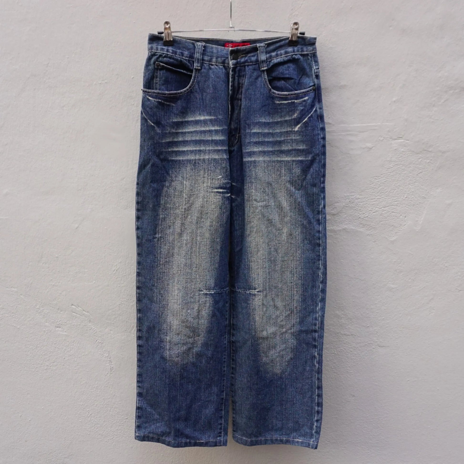 Vintage Ilus Jeans Denim Flame Baggy Jeans