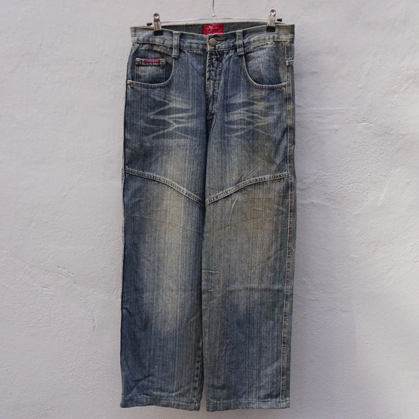 Vintage Dermson Denim Flame Baggy Jeans
