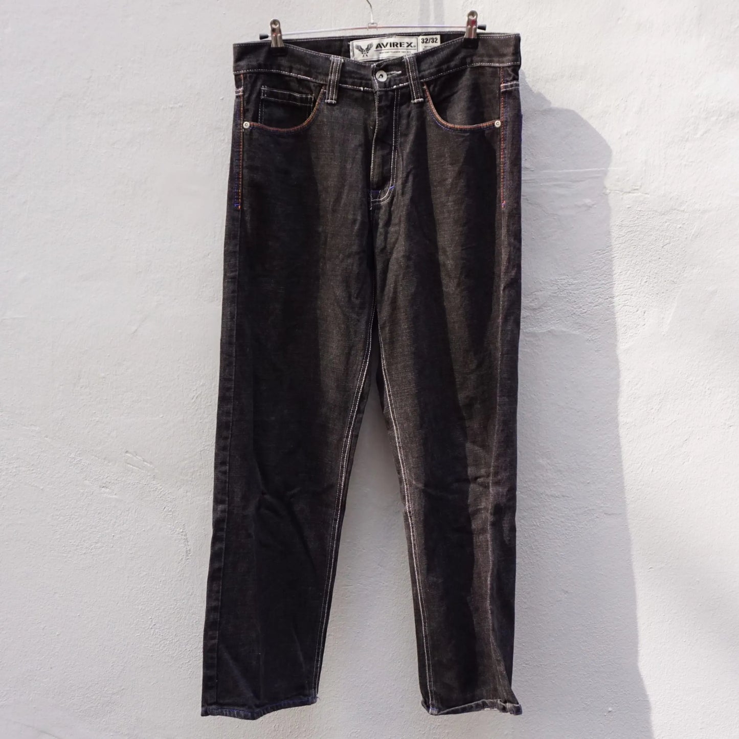 Vintage Avirex Black Baggy Jeans