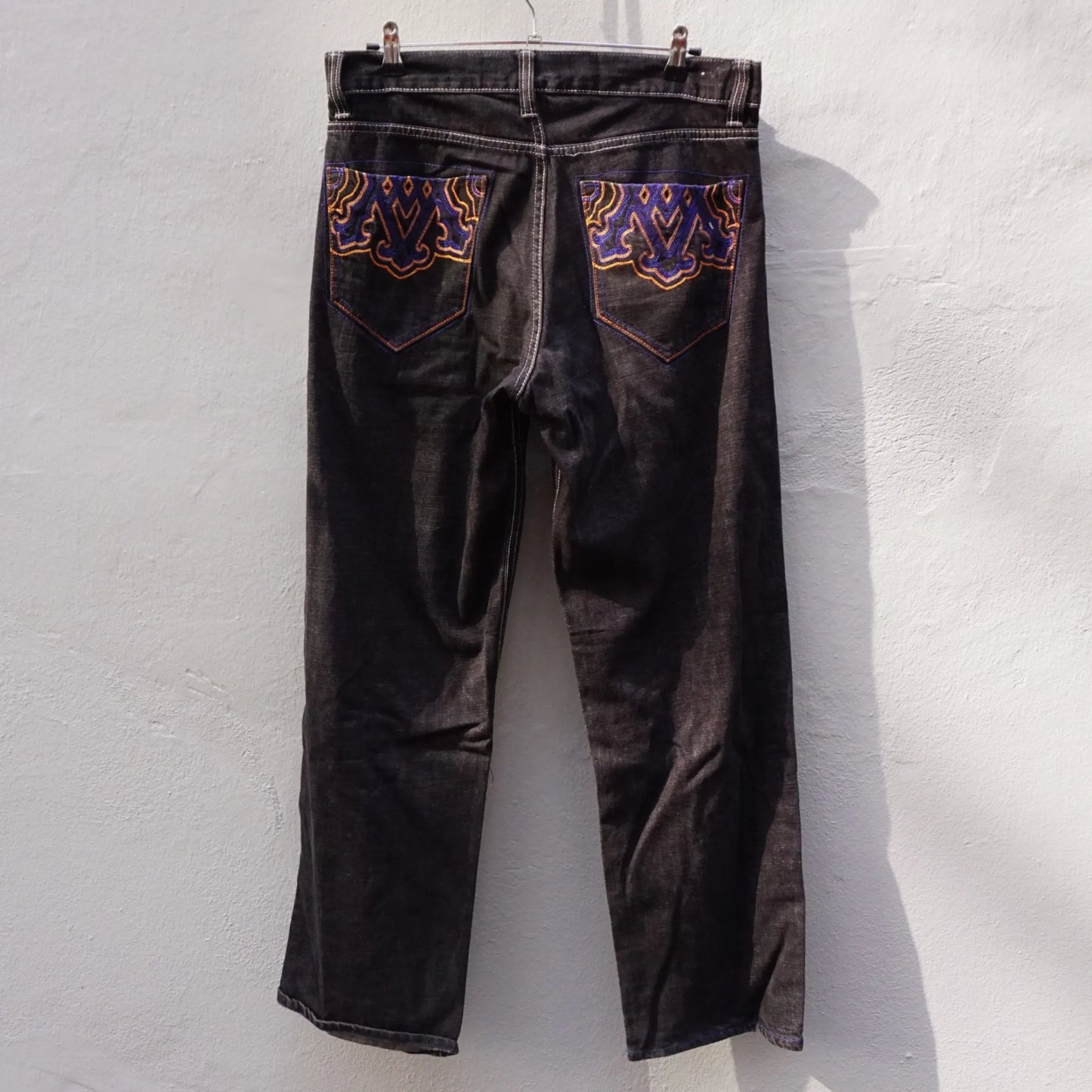 Vintage Avirex Black Baggy Jeans