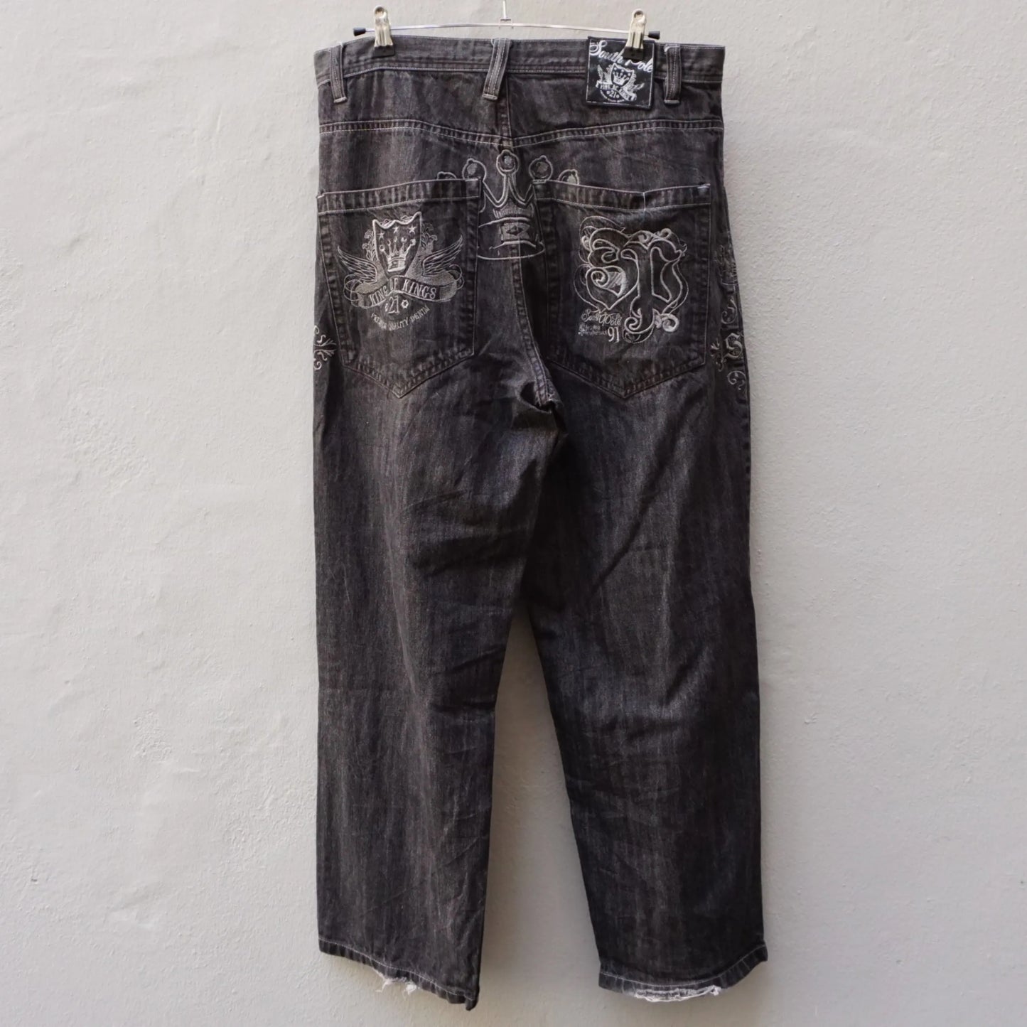 Vintage Southpole Black Baggy Jeans