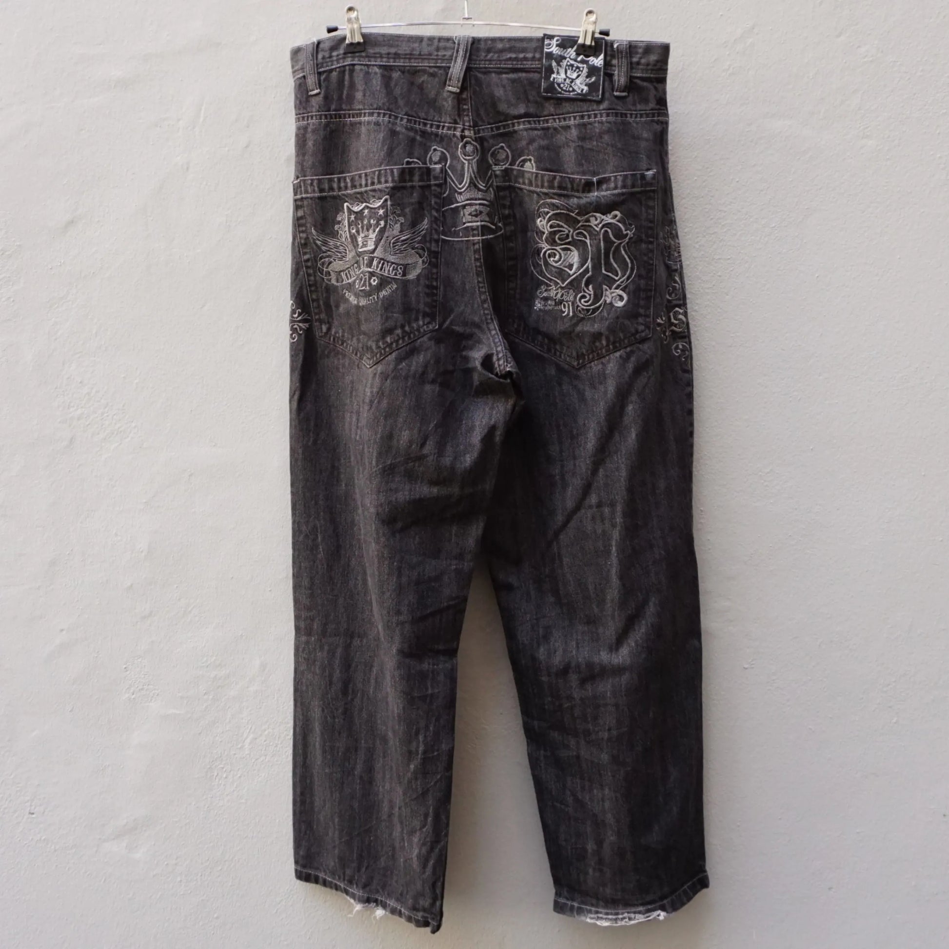 Vintage Southpole Black Baggy Jeans