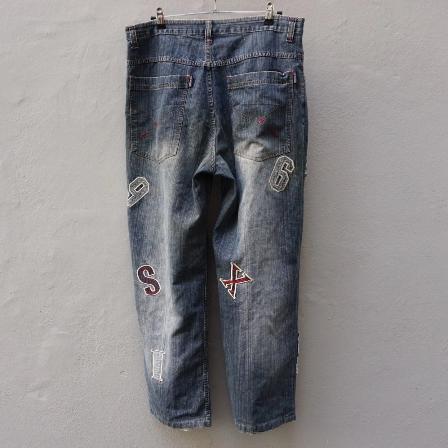 Vintage P&H Blue Letters Baggy Jeans