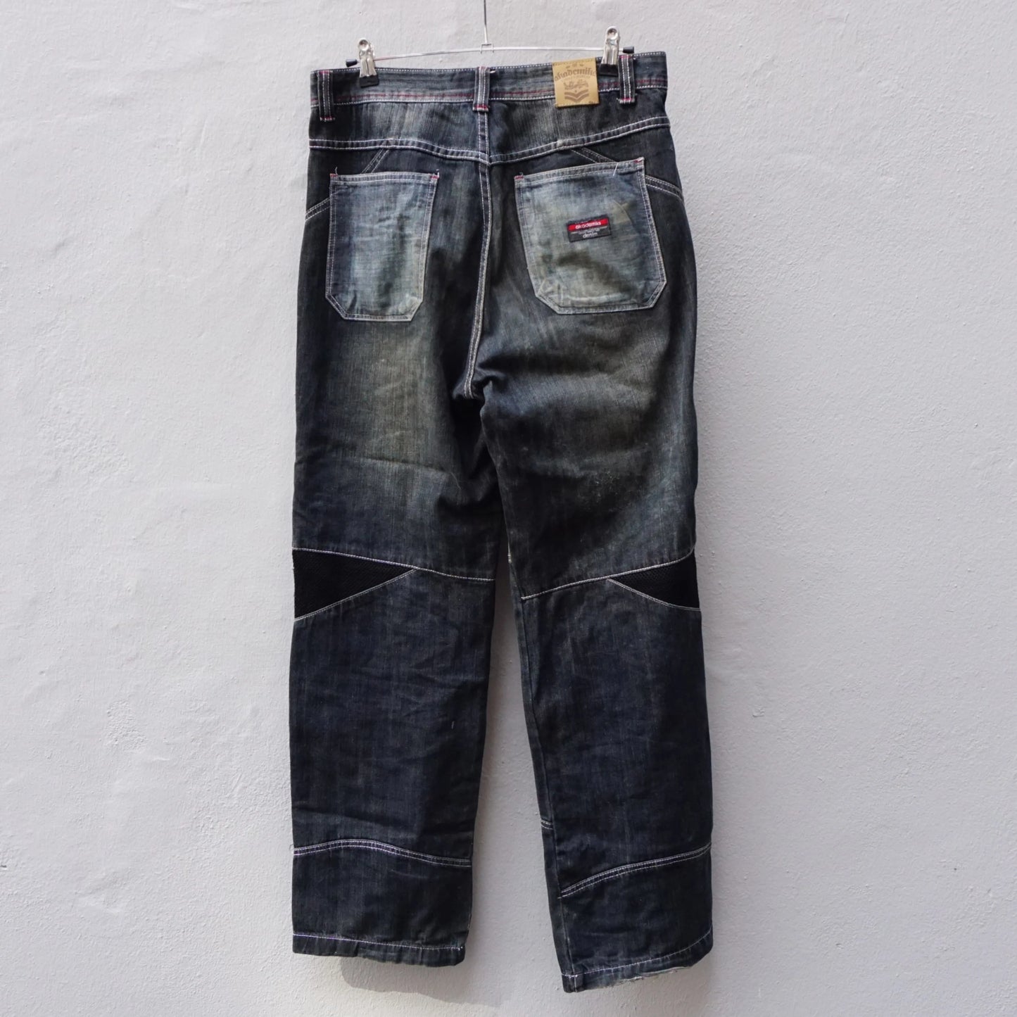 Vintage Akademiks Denim Baggy Patchwork Jeans