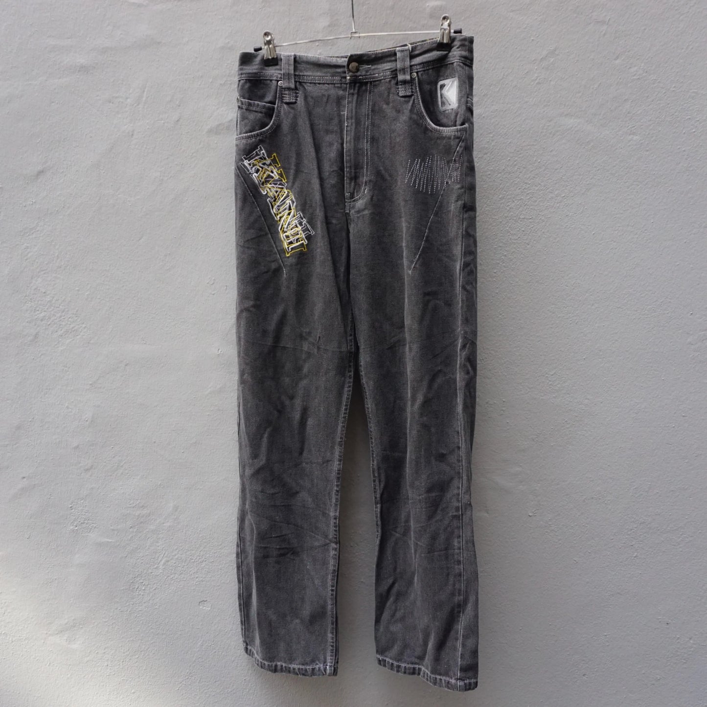 Vintage Karl Kani Black Baggy Jeans