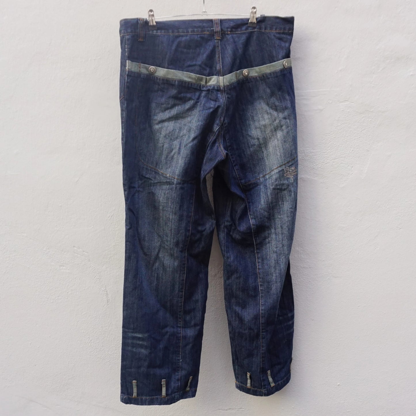 Vintage Platinium Denim Baggy Jeans