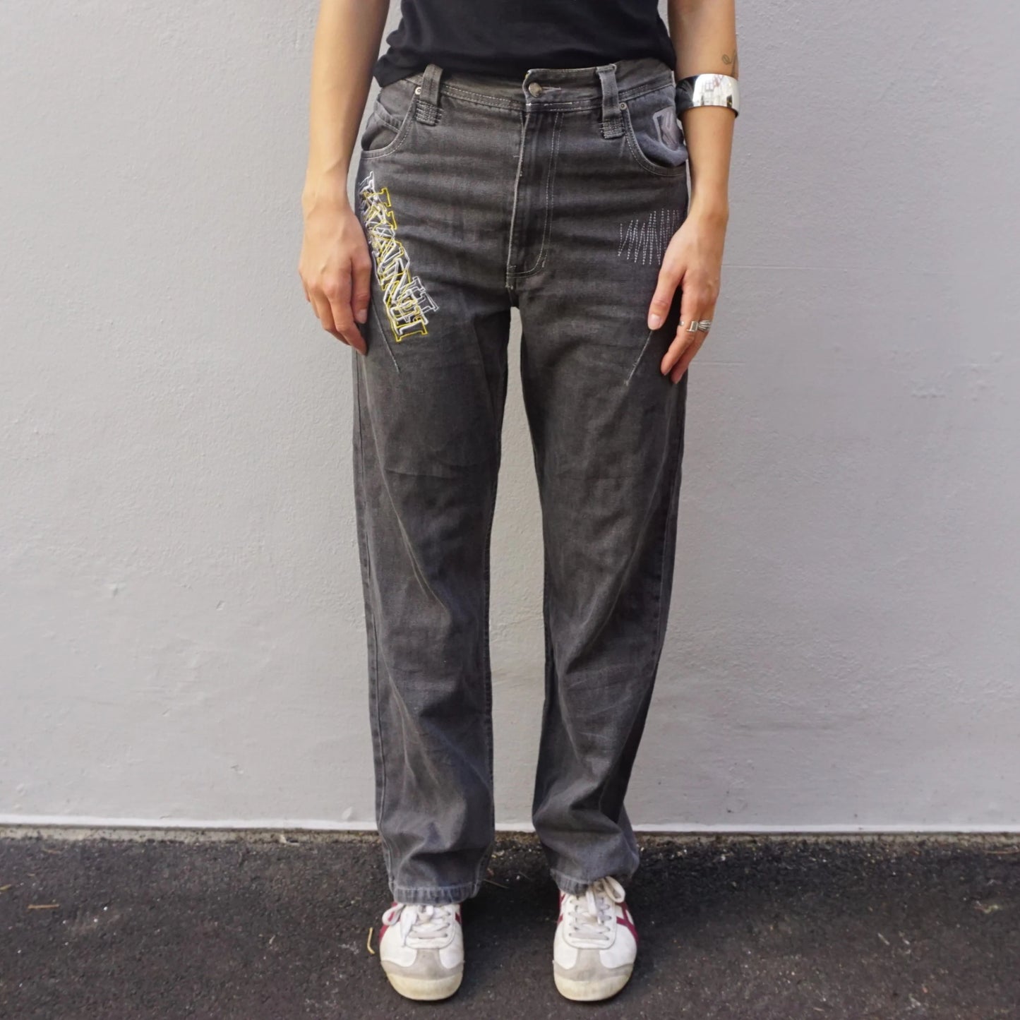 Vintage Karl Kani Black Baggy Jeans