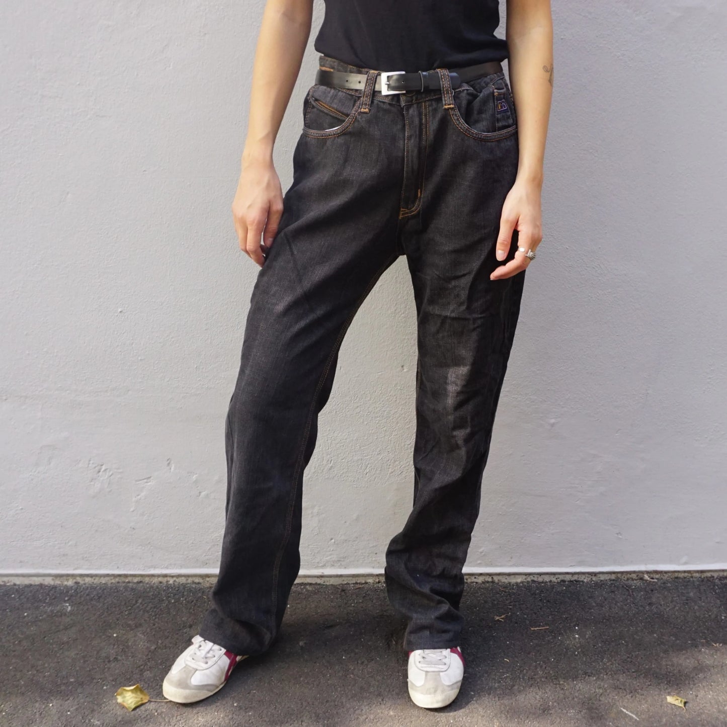 Vintage Coogi Black Baggy Jeans