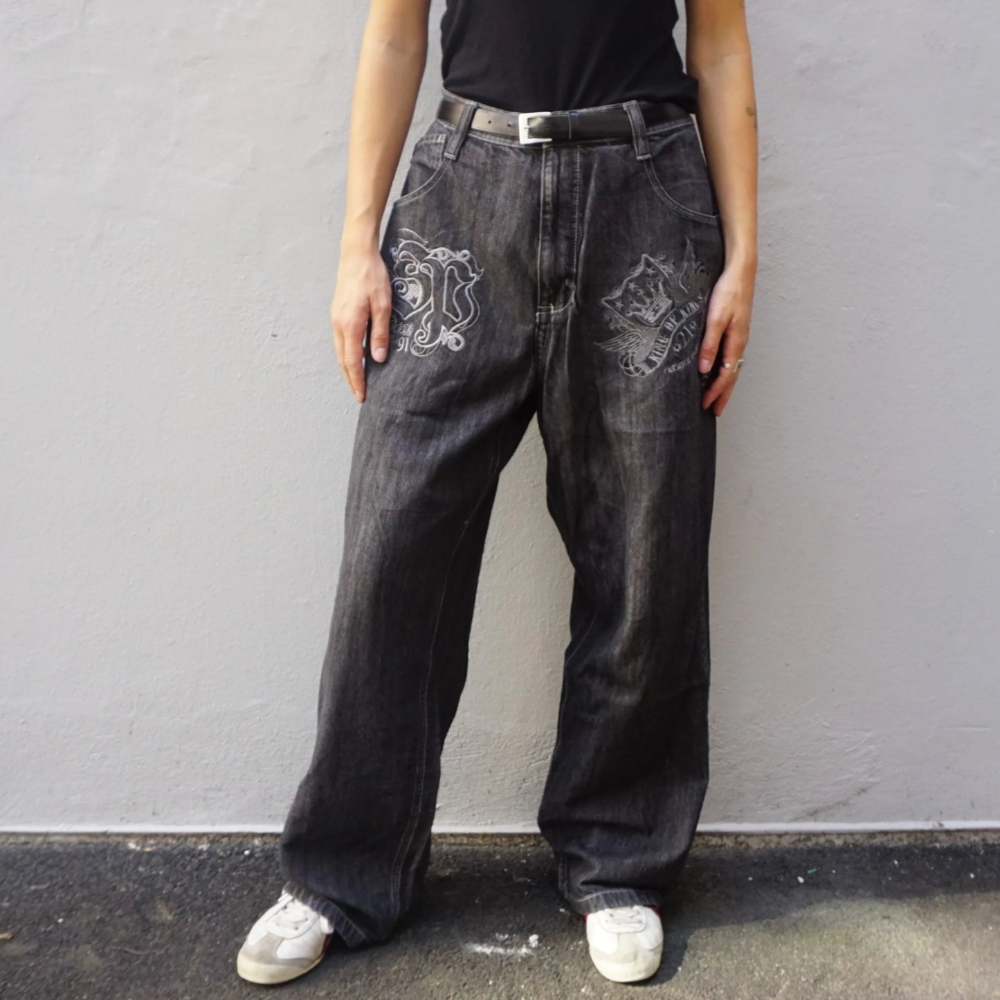 Vintage Southpole Black Baggy Jeans