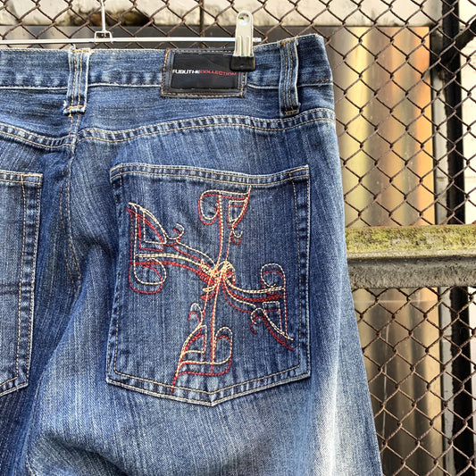 Vintage Fubu Cross Baggie Pants