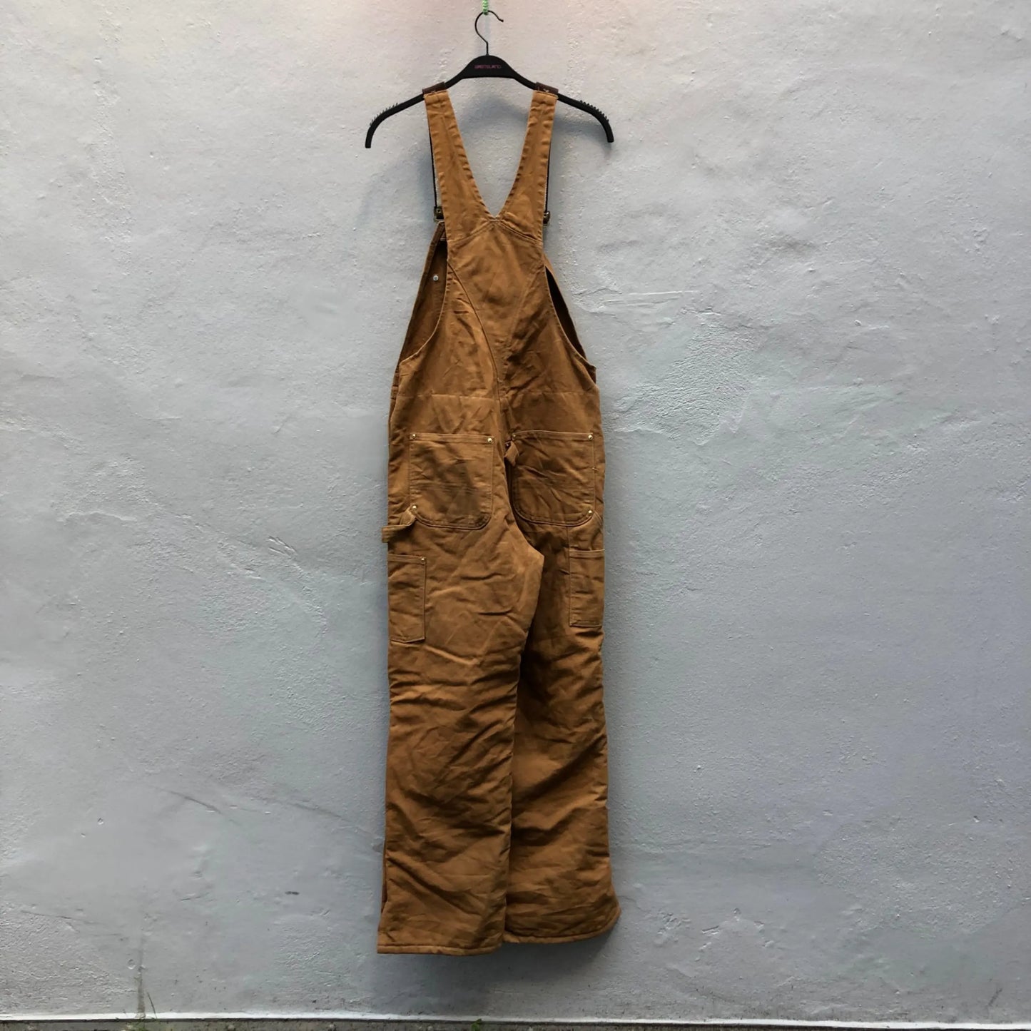 Vintage Carhartt Brown Padded Made In USA Overalls