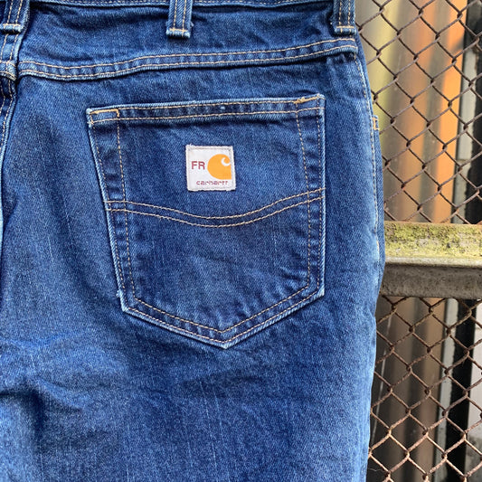 Carhartt Dark Denim Pants - Flame Resistant Label