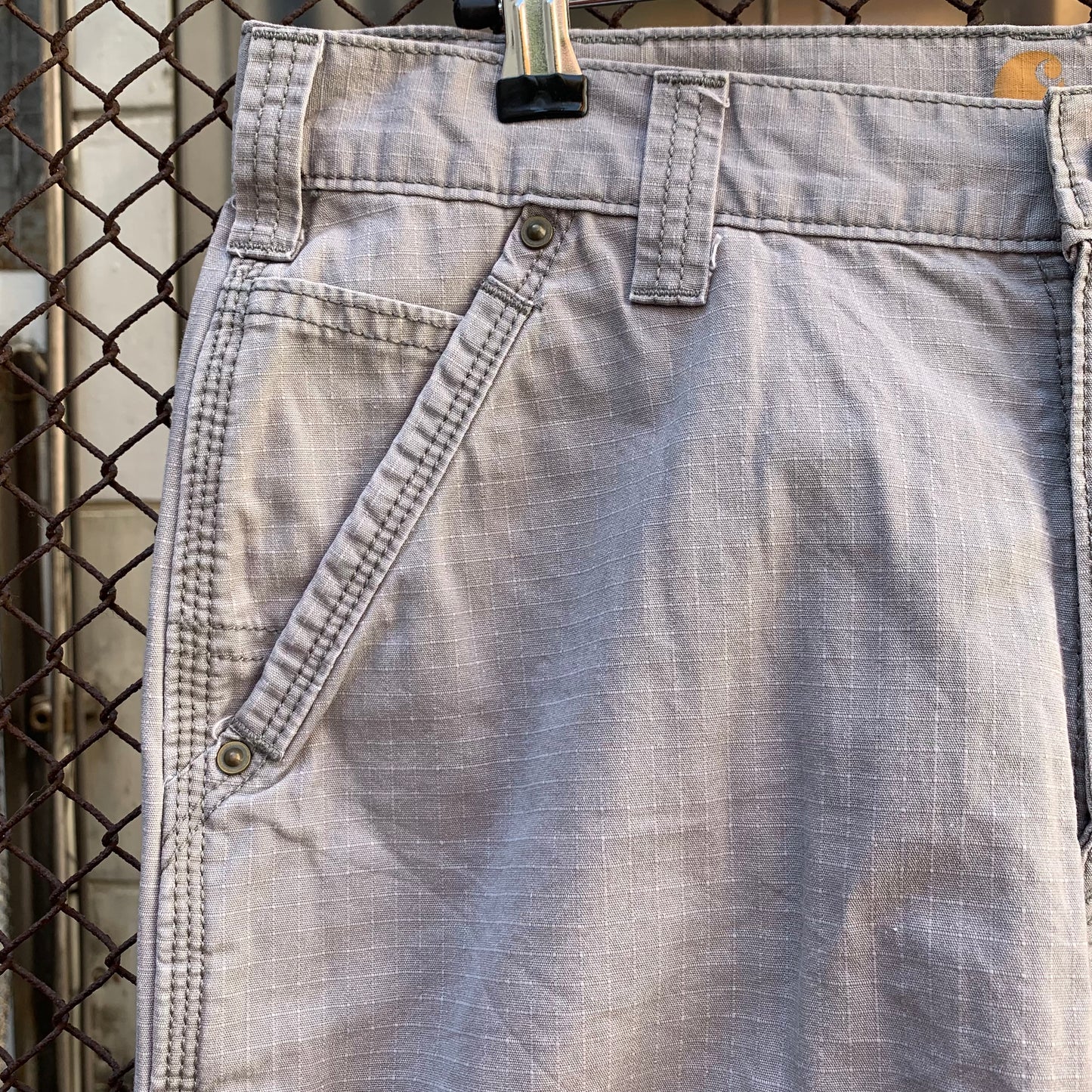 Carhartt Light Grey Side Pocket Shorts