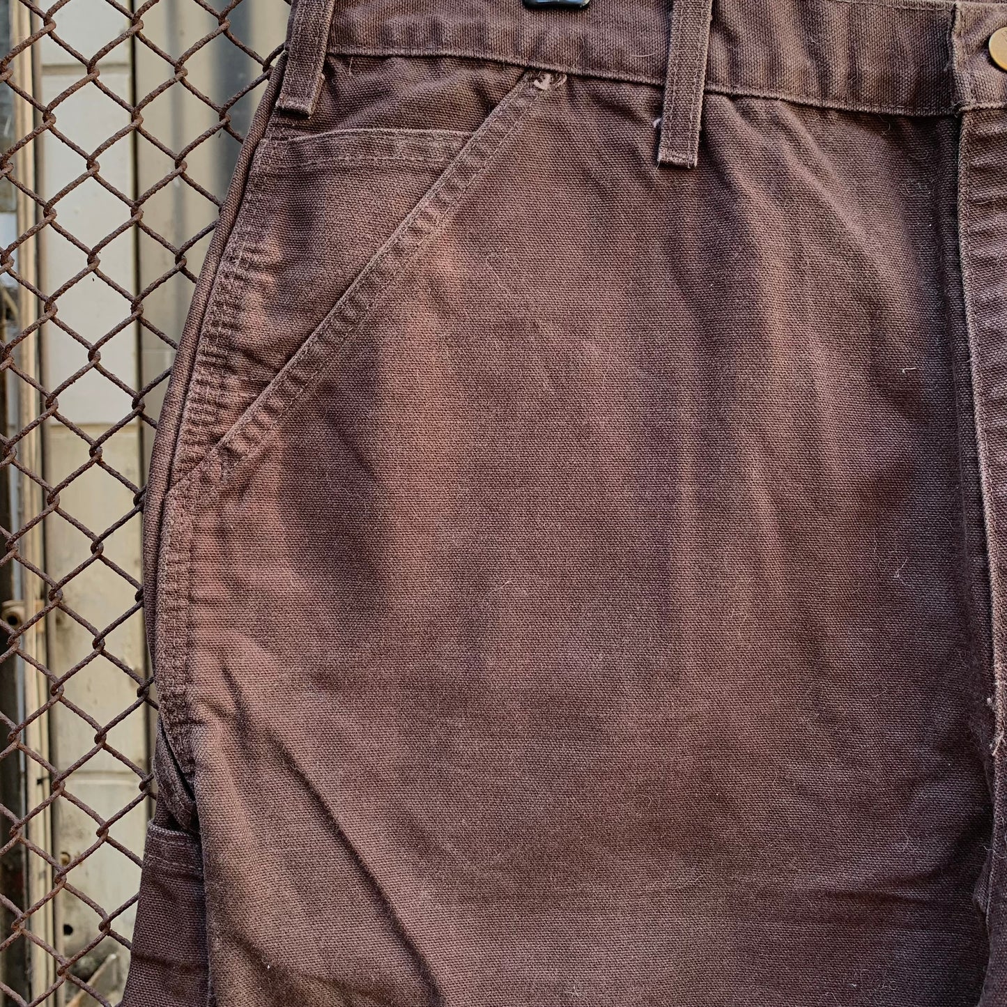 Carhartt Dark Brown Carpenter Shorts