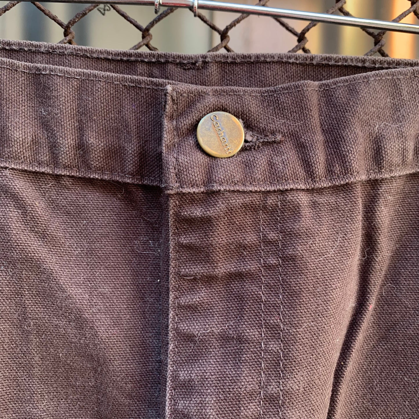Carhartt Dark Brown Carpenter Shorts